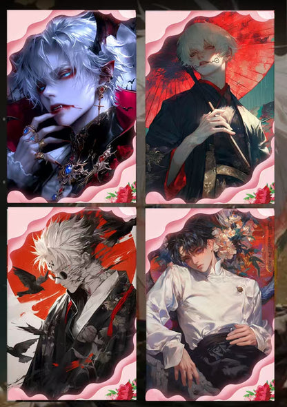 YUANQI demon slayer & jjk color paper ccg card game